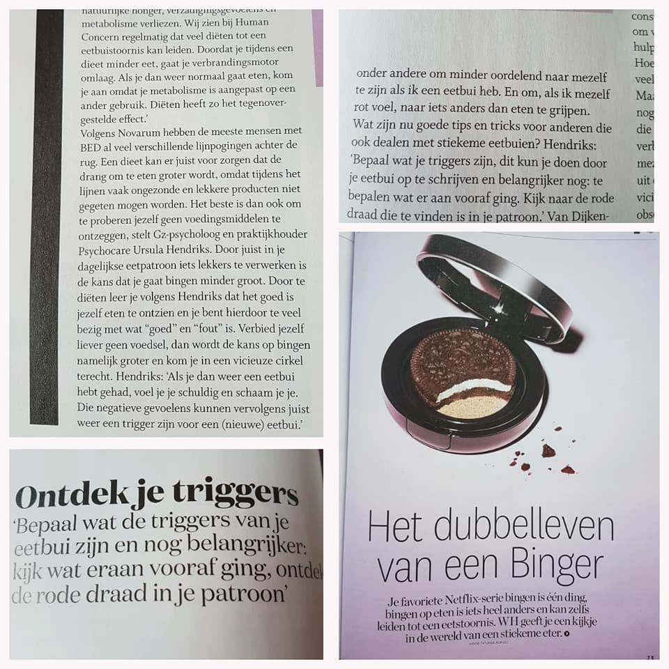 Psychocare - Womans Health - Dubbel leven van een Binger 1 Psychocare - Womans Health - Dubbel leven van een Binger 1