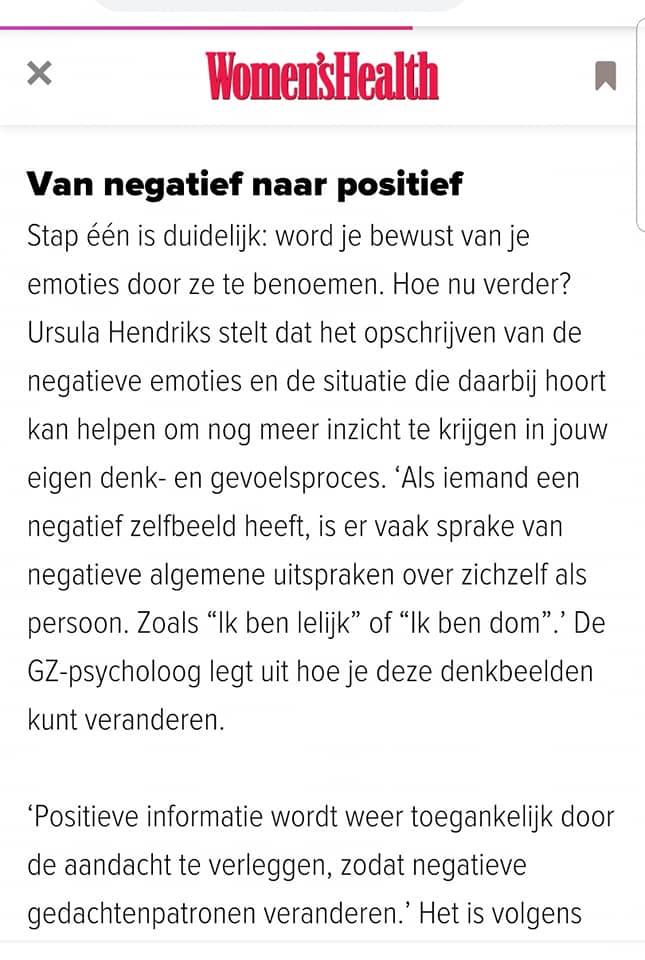 Psychocare - Womens health - Ik hou van mij 2